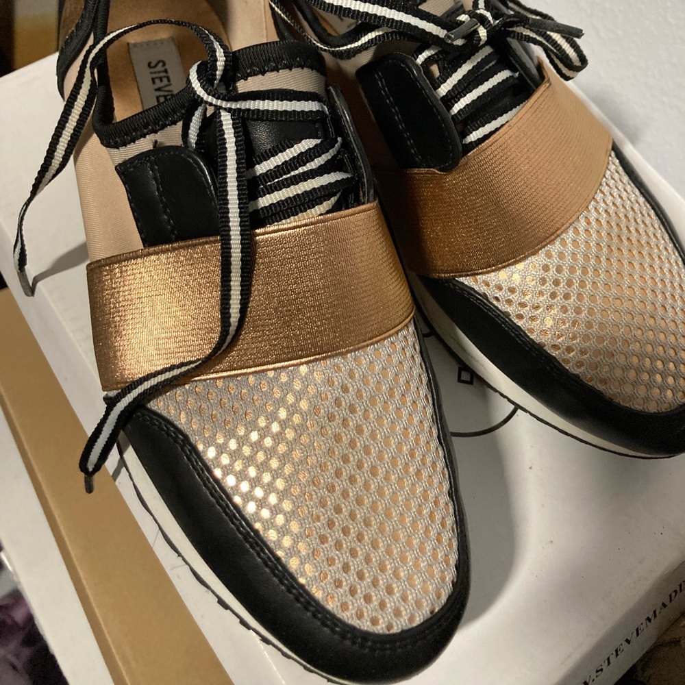 Steve madden sneakers rose gold JANTICS